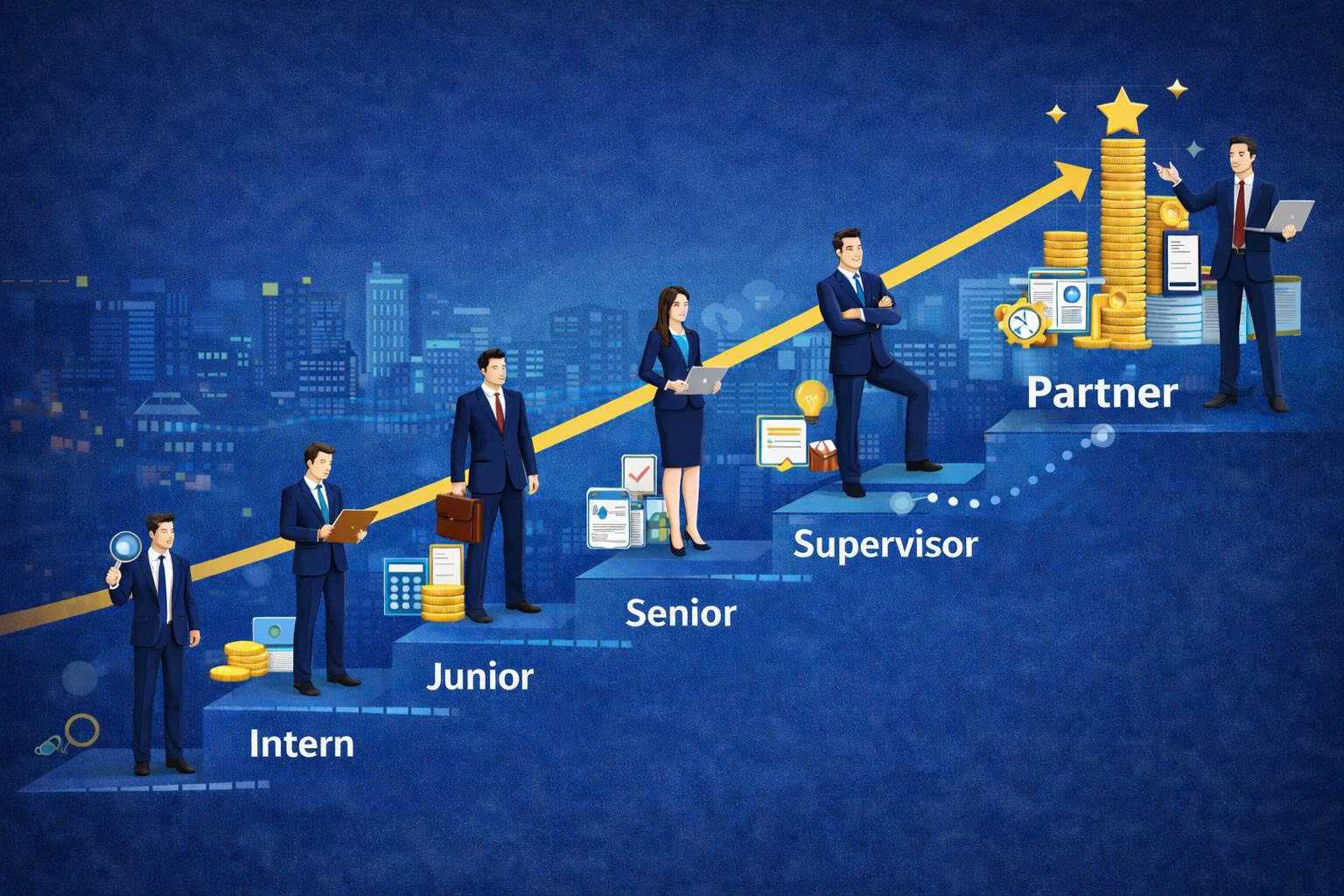 Lộ trình phát triển trong nghề Kiểm toán